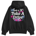 thumbnail image 1 of Barbie - Let's Take a Drive Oversized Fleece Hoodie Sweatshirt, 1 of 4