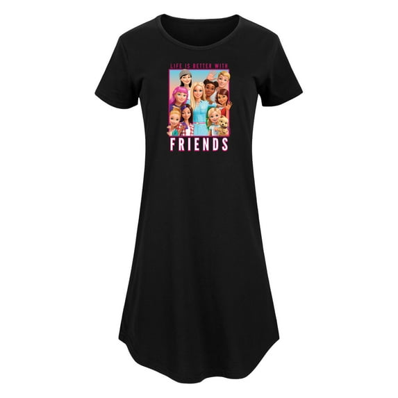 Barbie - Life Is Better With Friends - Photo of Family & Friends - Women's Any Way Dress