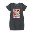 thumbnail image 1 of Barbie - Life is Better with Friends - All Barbie Types - Toddler And Youth Girls Fleece Dress, 1 of 1
