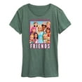 thumbnail image 1 of Barbie - Life is Better with Friends - Family Photo - Women's Short Sleeve Graphic T-Shirt, 1 of 4