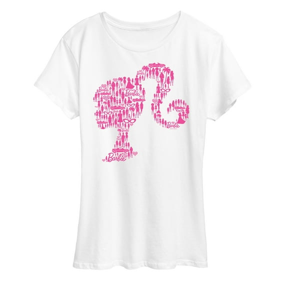Barbie - Lifestyle Silhouette - Iconic Barbie - Classic Style - Women's Short Sleeve Graphic T-Shirt