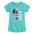 thumbnail image 1 of Barbie - Lift Each Other Up  - Girls Fitted Short Sleeve Graphic T-Shirt, 1 of 5