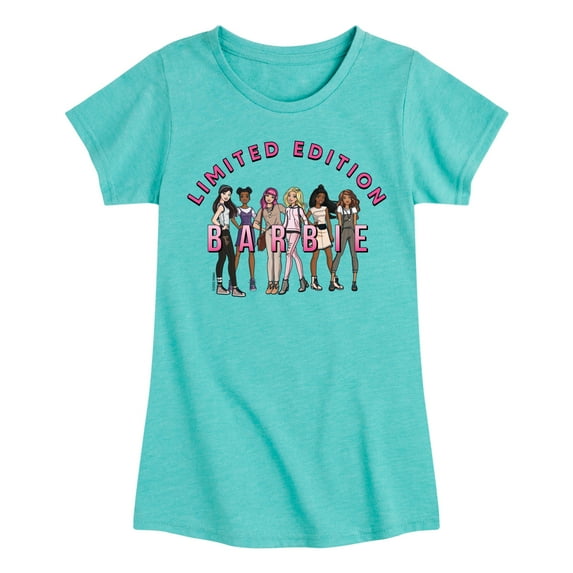 Barbie - Limited Edition - Barbie and Friends - Toddler And Youth Girls Raglan Graphic T-Shirt
