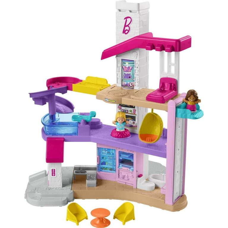 Fisher Price Barbie Little Dreamhouse Playset by Little People HKB80