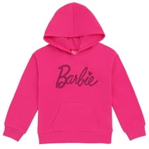 Barbie Little Girls Fleece Pullover Hoodie Pink 6