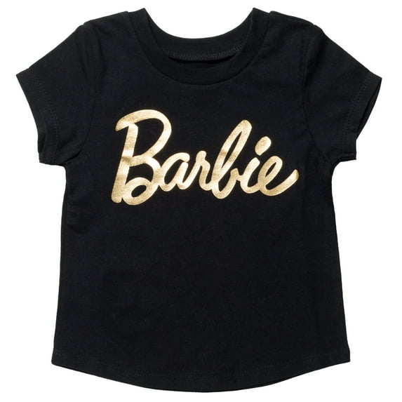 Barbie Little Girls Pullover T-Shirt Toddler to Big Kid