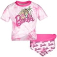 thumbnail image 1 of Barbie Little Girls Rash Guard and Bikini Bottom Little Kid to Big Kid, 1 of 6