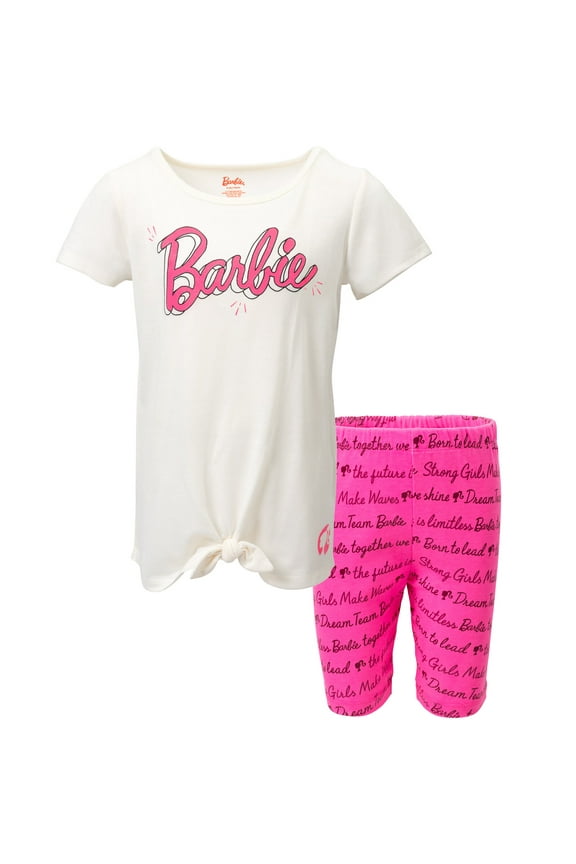 Little Girls T-Shirt and Shorts Outfit Set Little Kid to Big Kid
