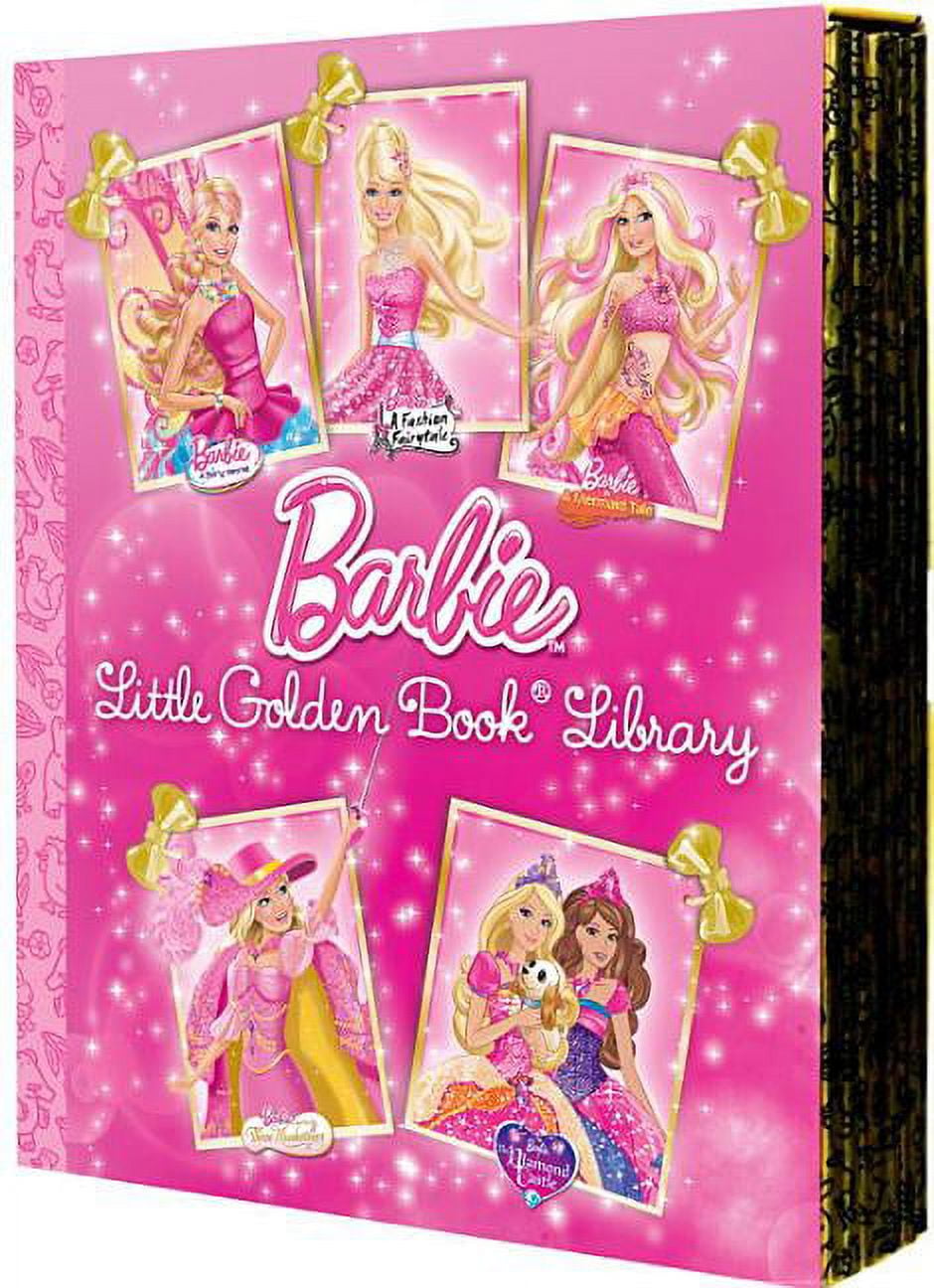 Barbie Little Golden Book Library Barbie Walmart
