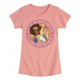 thumbnail image 1 of Barbie - Living My Dream Life - Girls Fitted Short Sleeve Graphic T-Shirt, 1 of 5