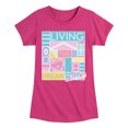 thumbnail image 1 of Barbie - Living The Dream - Toddler & Youth Girls Short Sleeve Graphic T-Shirt, 1 of 5
