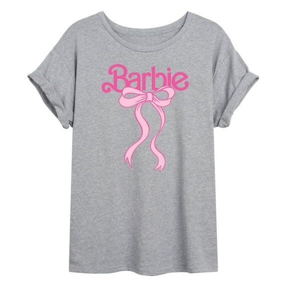 Barbie - Logo Coquette Bow - Women's Oversized Graphic T-Shirt