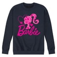 thumbnail image 1 of Barbie - Logo Hearts  - Men's Crew Neck Fleece Pullover, 1 of 5