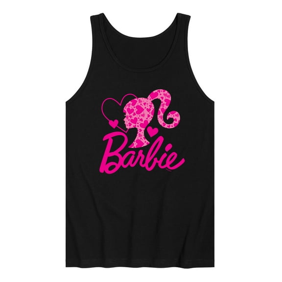 Barbie - Logo Hearts  - Men's Jersey Tank Top