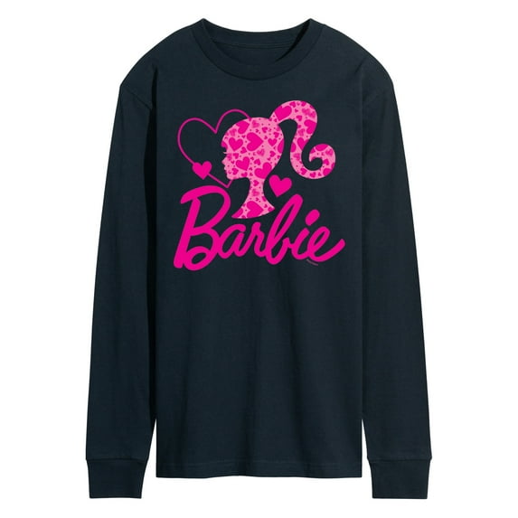 Barbie - Logo Hearts - Men's Long Sleeve T-Shirt