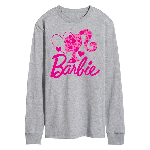 Barbie - Logo Hearts - Men's Long Sleeve T-Shirt