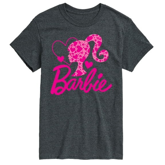 Barbie - Logo Hearts - Men's Short Sleeve Graphic T-Shirt