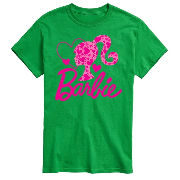 Barbie - Logo Hearts  - Men's Short Sleeve Graphic T-Shirt