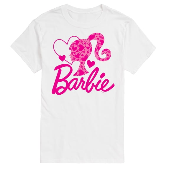 Barbie - Logo Hearts - Men's Short Sleeve Graphic T-Shirt