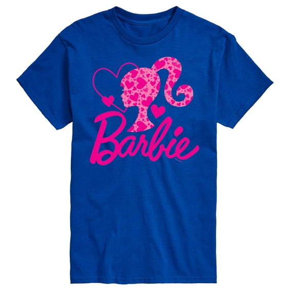 Barbie - Logo Hearts - Men's Short Sleeve Graphic T-Shirt