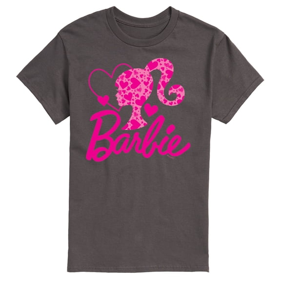 Barbie - Logo Hearts  - Men's Short Sleeve Graphic T-Shirt