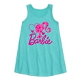 thumbnail image 1 of Barbie - Logo Hearts - Toddler and Youth Girls A-line Dress, 1 of 4