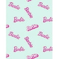 thumbnail image 1 of Barbie Logo Mix Removable Vinyl Wallpaper, Robin's Egg, 1 of 3