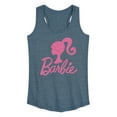 thumbnail image 1 of Barbie - Logo Pink Glitter - Women's Racerback Tank Top, 1 of 5