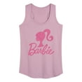 thumbnail image 1 of Barbie - Logo Pink Glitter - Women's Racerback Tank Top, 1 of 5