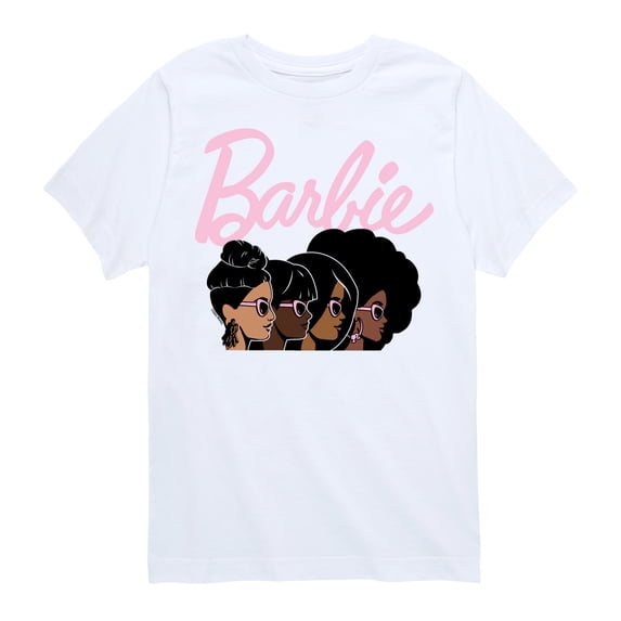 Barbie - Logo Profiles - Youth Girls Short Sleeve Graphic T-Shirt