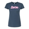 thumbnail image 1 of Barbie - Logo Retro - Juniors Fitted Graphic T-Shirt, 1 of 4