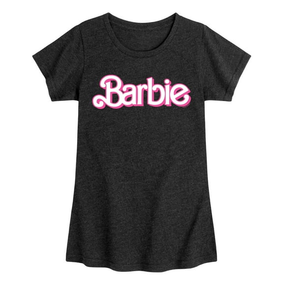 Barbie - Logo Retro - Toddler And Youth Girls Fitted Short Sleeve Graphic T-Shirt