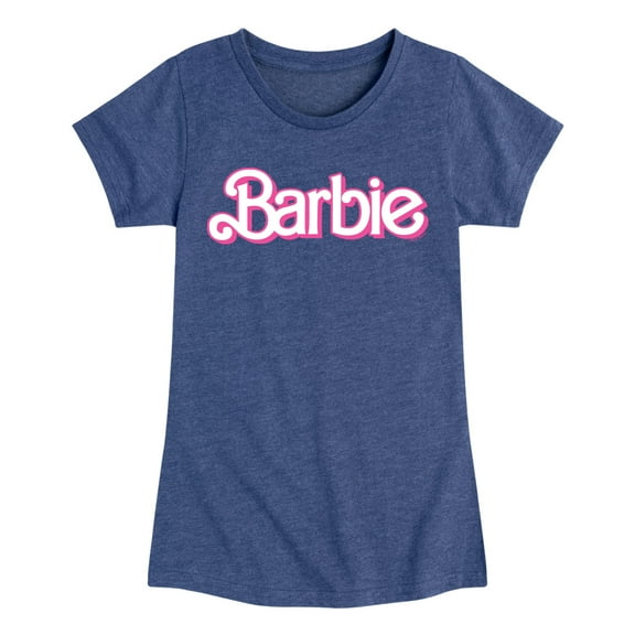 Barbie - Logo Retro - Toddler And Youth Girls Fitted Short Sleeve Graphic T-Shirt
