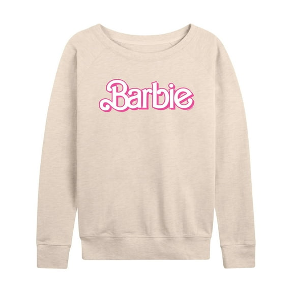 Barbie - Logo Retro - Women's French Terry Long Sleeve Shirt