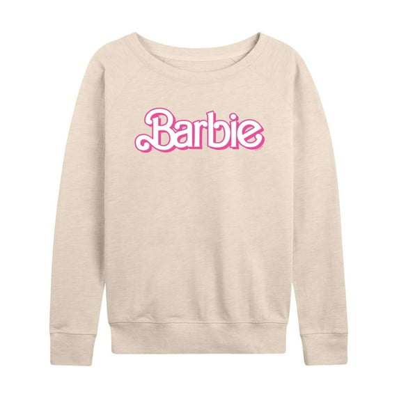 Barbie - Logo Retro - Women's French Terry Long Sleeve Shirt