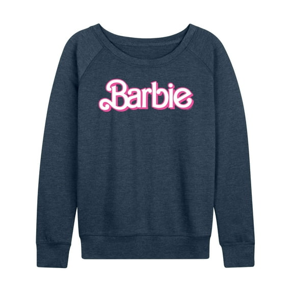 Barbie - Logo Retro - Women's French Terry Long Sleeve Shirt