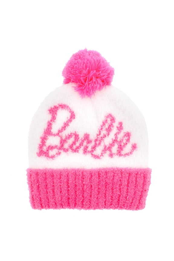 Logo Toddler Fuzzy Cuffed Pom Beanie