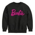 thumbnail image 1 of Barbie - Logo - Toddler and Youth Crew Fleece Sweatshirt, 1 of 5