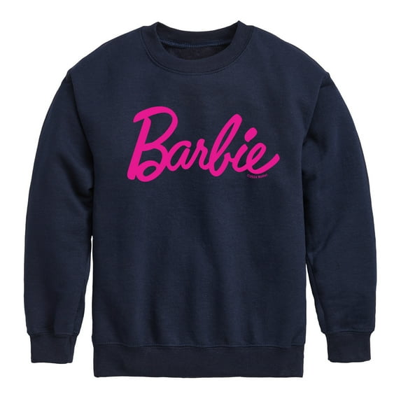 Barbie - Logo - Toddler and Youth Crew Fleece Sweatshirt