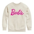 thumbnail image 1 of Barbie - Logo - Toddler and Youth Crew Fleece Sweatshirt, 1 of 5