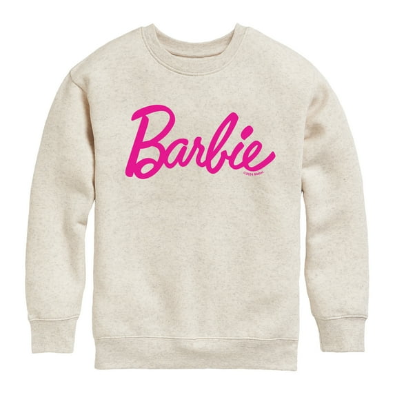Barbie - Logo - Toddler and Youth Crew Fleece Sweatshirt