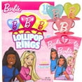 thumbnail image 1 of Barbie Lollipop Rings, Birthday Party Candy, 18 Count, 7.61 Ounces, 1 of 7