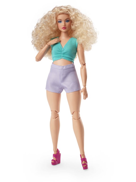 Looks Doll, Blonde, Color Block Outfit with Waist Cut-Out