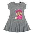 thumbnail image 1 of Barbie - Love Yourself - Toddler And Youth Girls Fit And Flare Dress, 1 of 1