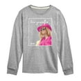thumbnail image 1 of Barbie - Love Yourself - Toddler And Youth Long Sleeve Graphic T-Shirt, 1 of 5