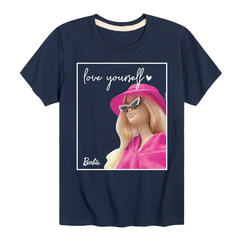https://i5.walmartimages.com/seo/Barbie-Love-Yourself-Toddler-And-Youth-Short-Sleeve-Graphic-T-Shirt_58d8334c-c76b-4933-b192-7a66bcdac387.21e4871ace697623917b693fc9edf0fe.jpeg?odnHeight=768&odnWidth=768&odnBg=FFFFFF