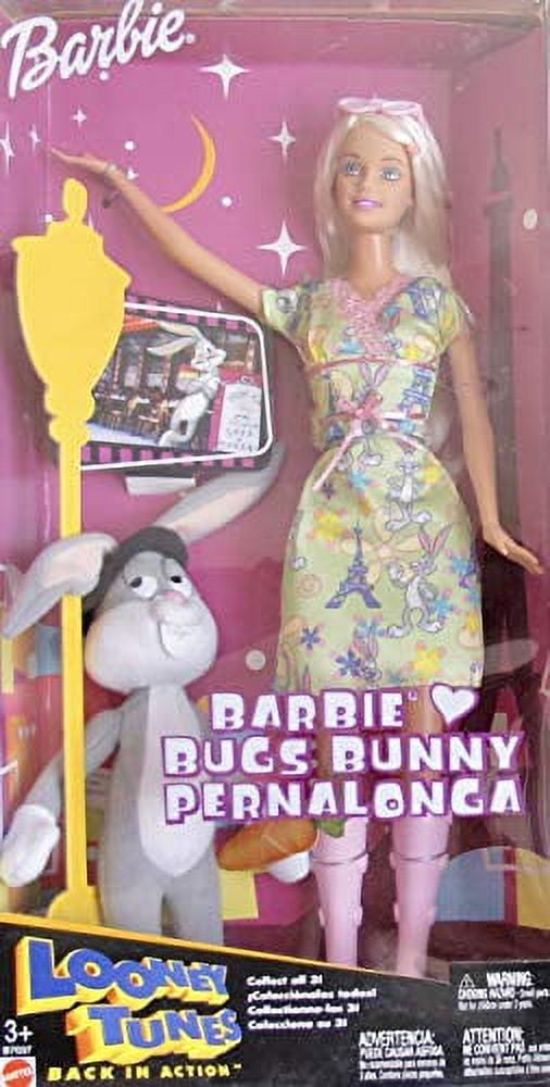 Barbie Loves Bugs Bunny Doll with Plush Looney Tunes Back in Action Mattel B7037