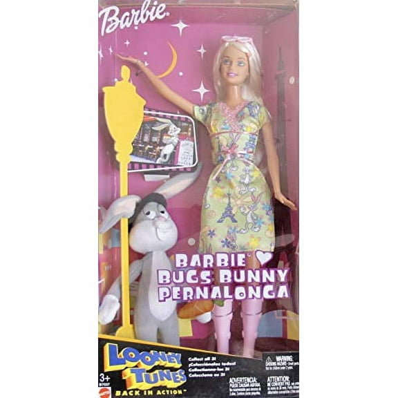 Barbie Loves Bugs Bunny Doll with Plush Looney Tunes Back in Action Mattel B7037