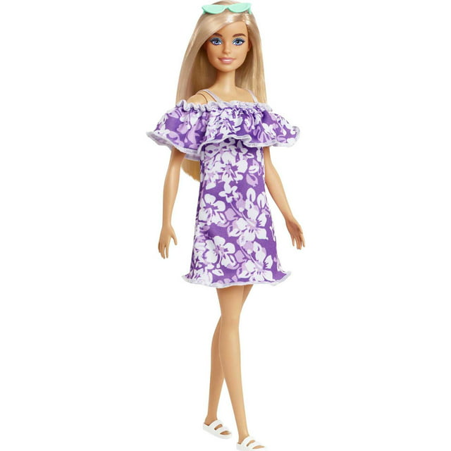 Barbie Loves the Ocean Beach Doll with Blonde Hair in Sundress, Made from Recycled Plastics