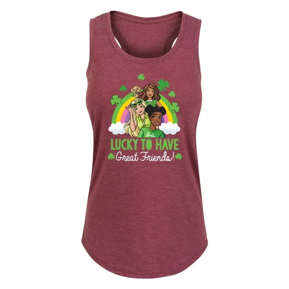 Barbie - Lucky To Have Great Friends - Women's Racerback Tank Top